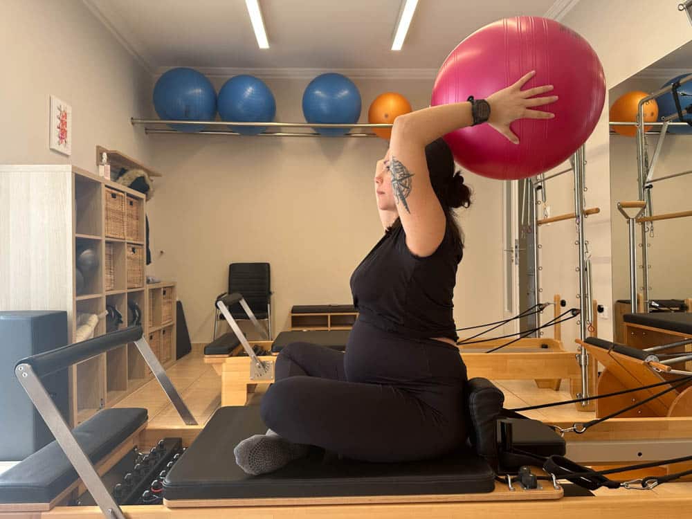 pilate reformer εγκυμοσύνη - άσκηση 4